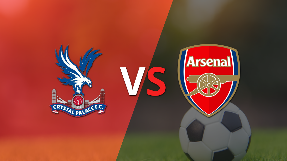 Arsenal enfrenta a Crystal Palace buscando seguir en la cima de la tabla
