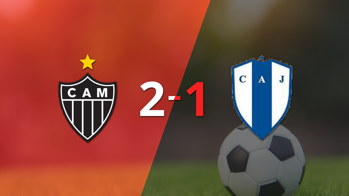 Con un gol agónico, Atlético Mineiro venció a Juventud por 2 a 1